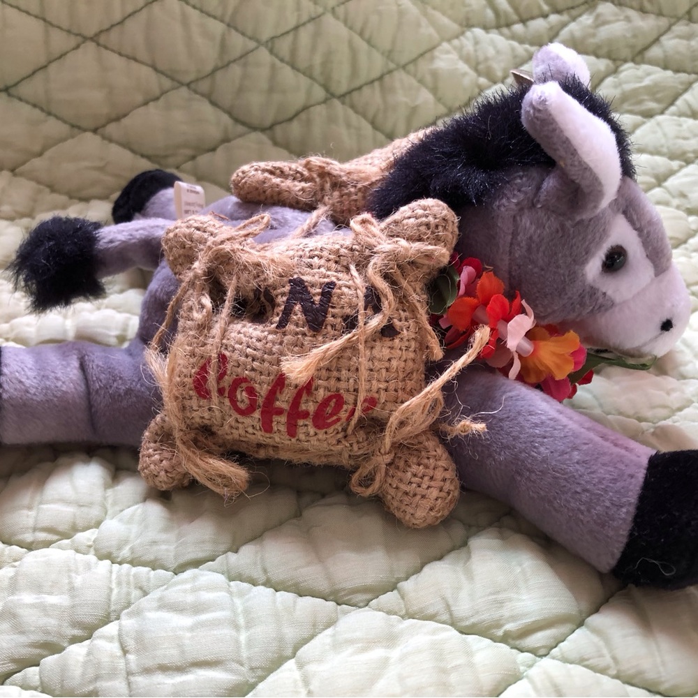 Kona Coffee Donkey Plush - Picture 2 of 5
